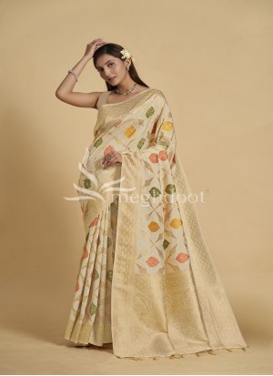 Raw/ Dupion Silk Sarees - 7058