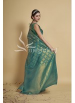 Saffair Green Color kanjivaram Silk Saree