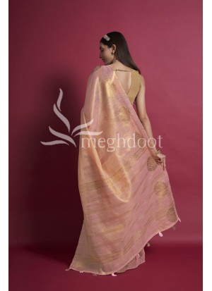 Pink Color Tissue Saree